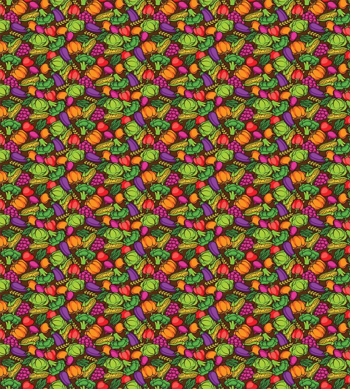 Cartoon Seasonal Food — Pattern