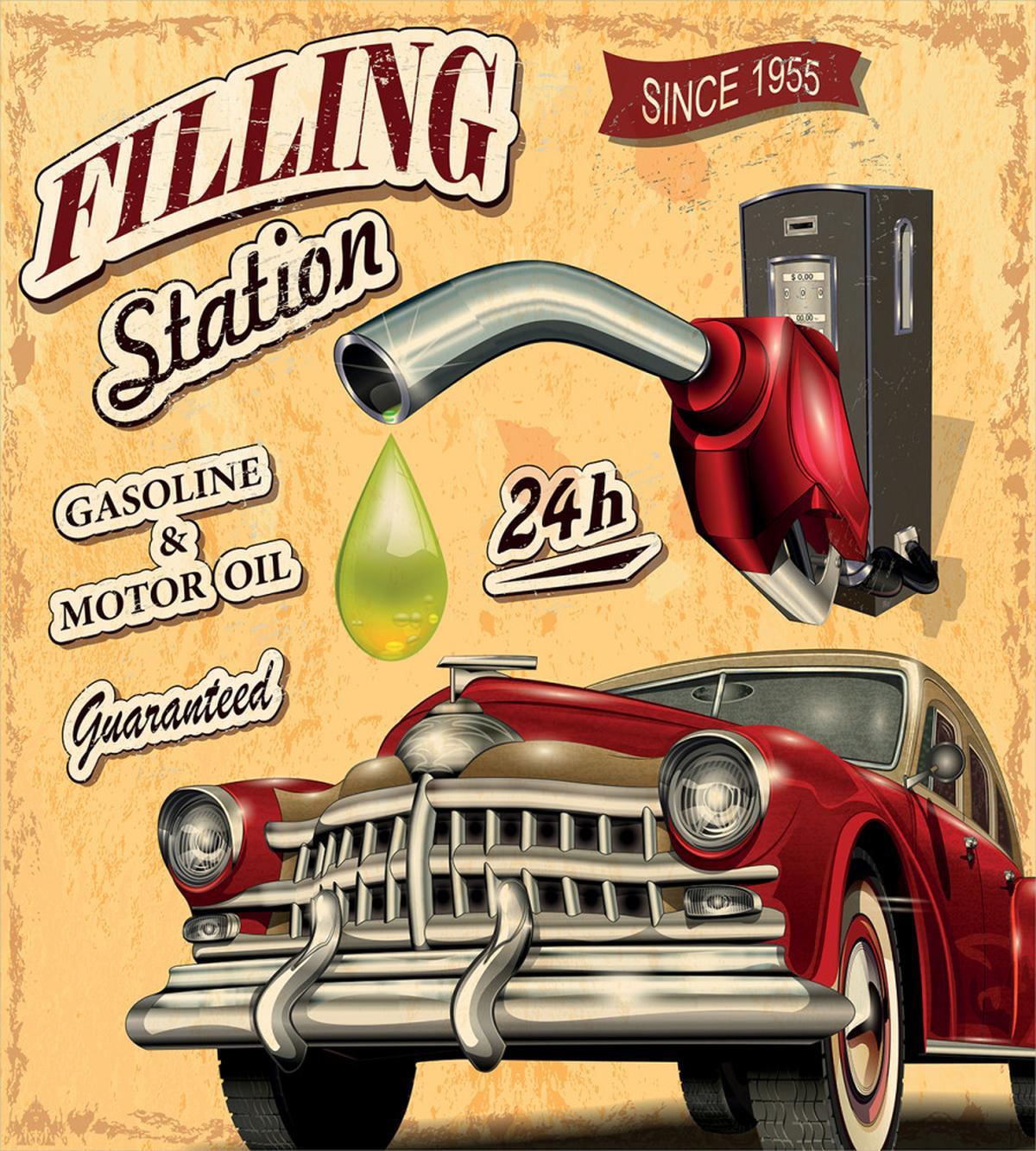 Gasoline Station Vehicle — Pattern