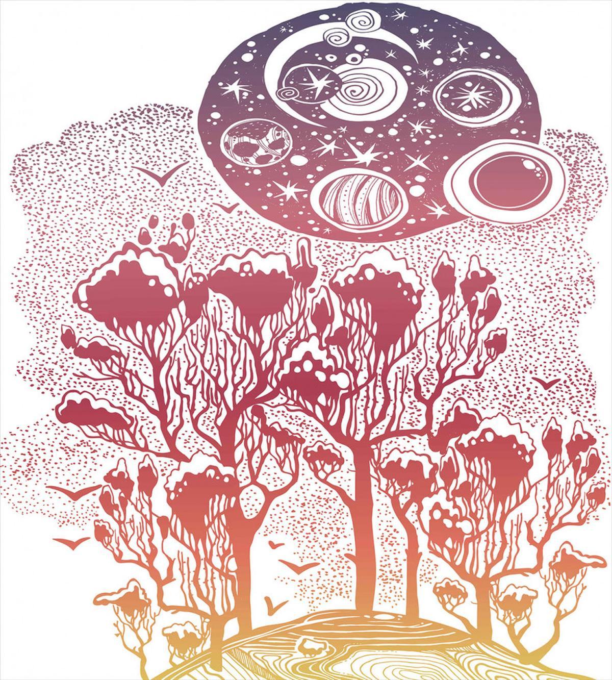 Woods Landscape — Pattern