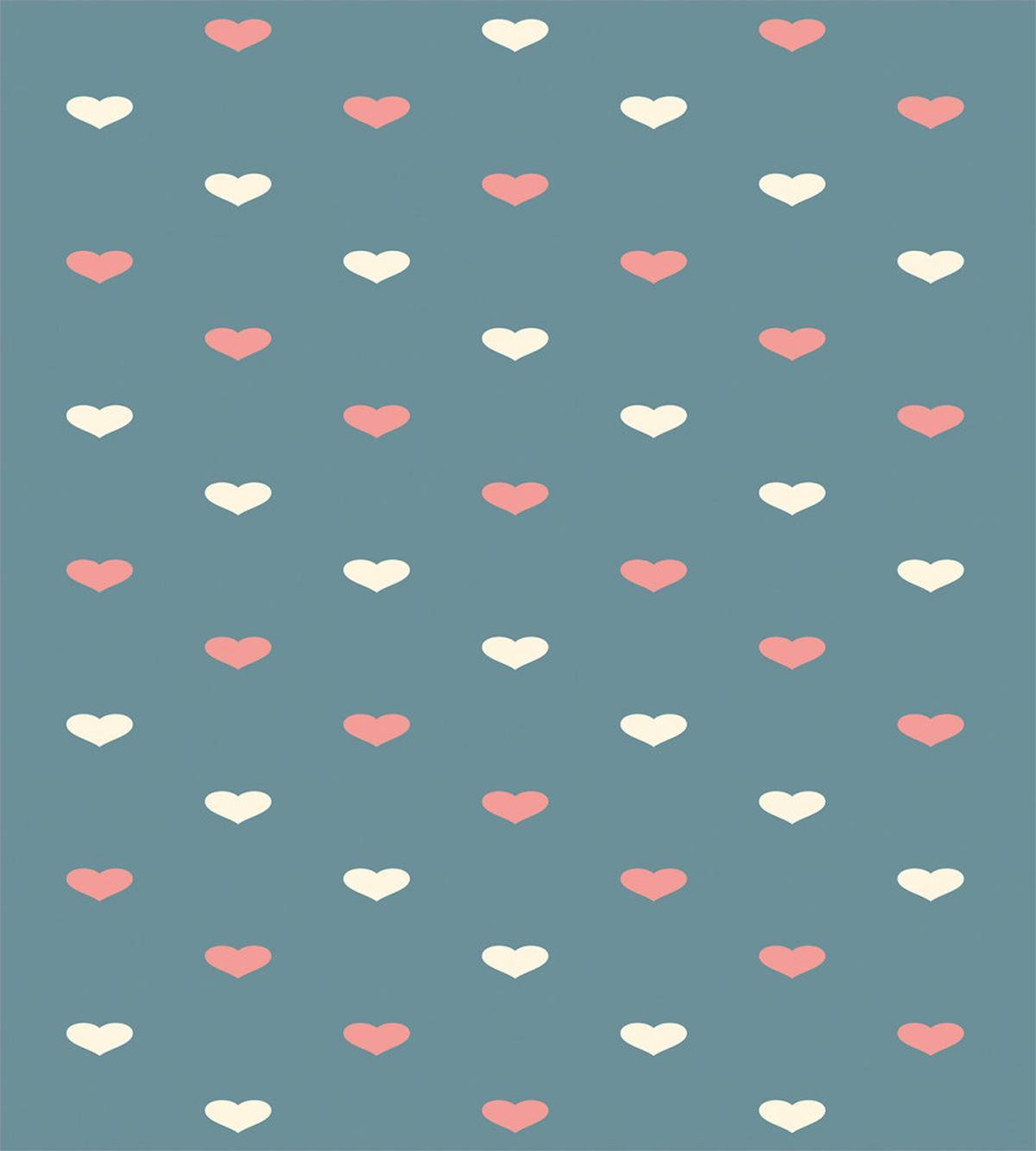 Diagonal Love Hearts — Pattern