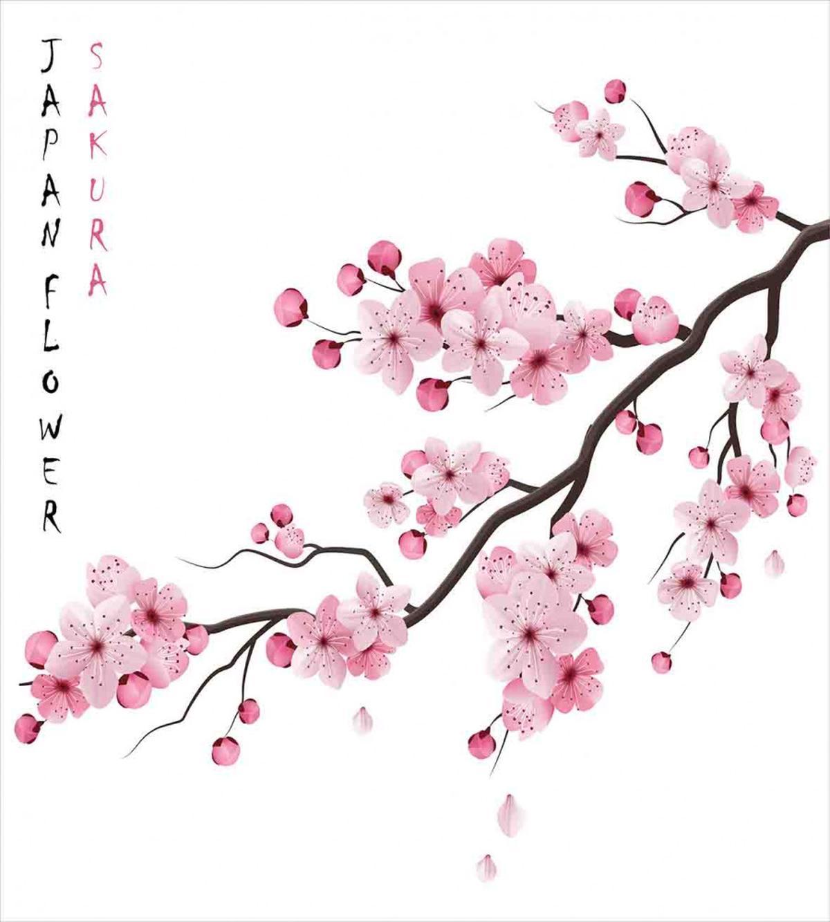 Japanese Cherry Branch — Pattern
