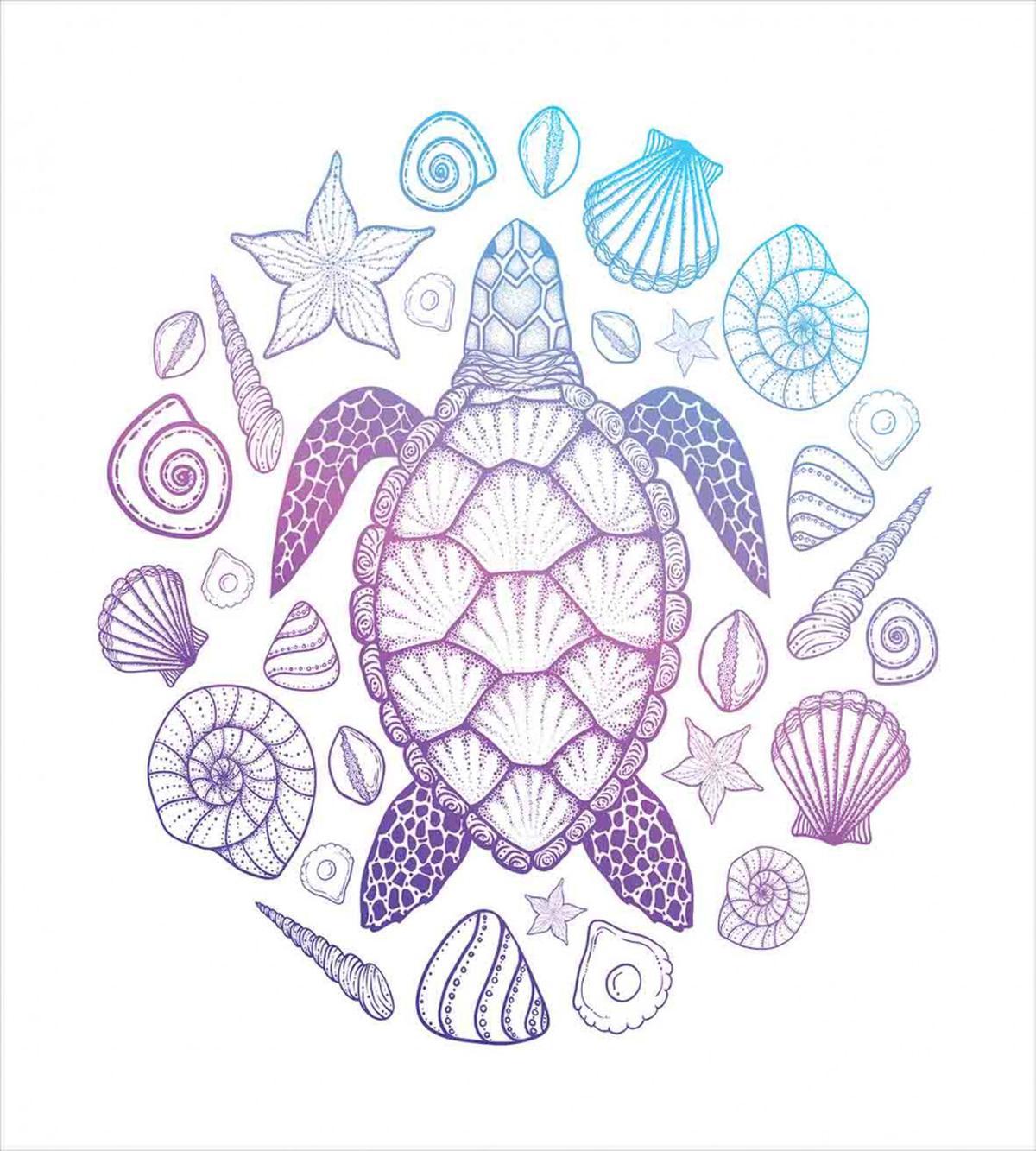 Colorful Marine Animals — Pattern