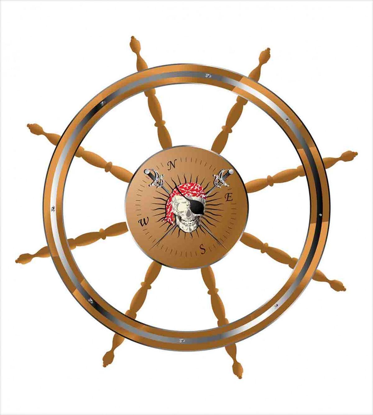 Pirate Sea Ship Wheel — Pattern