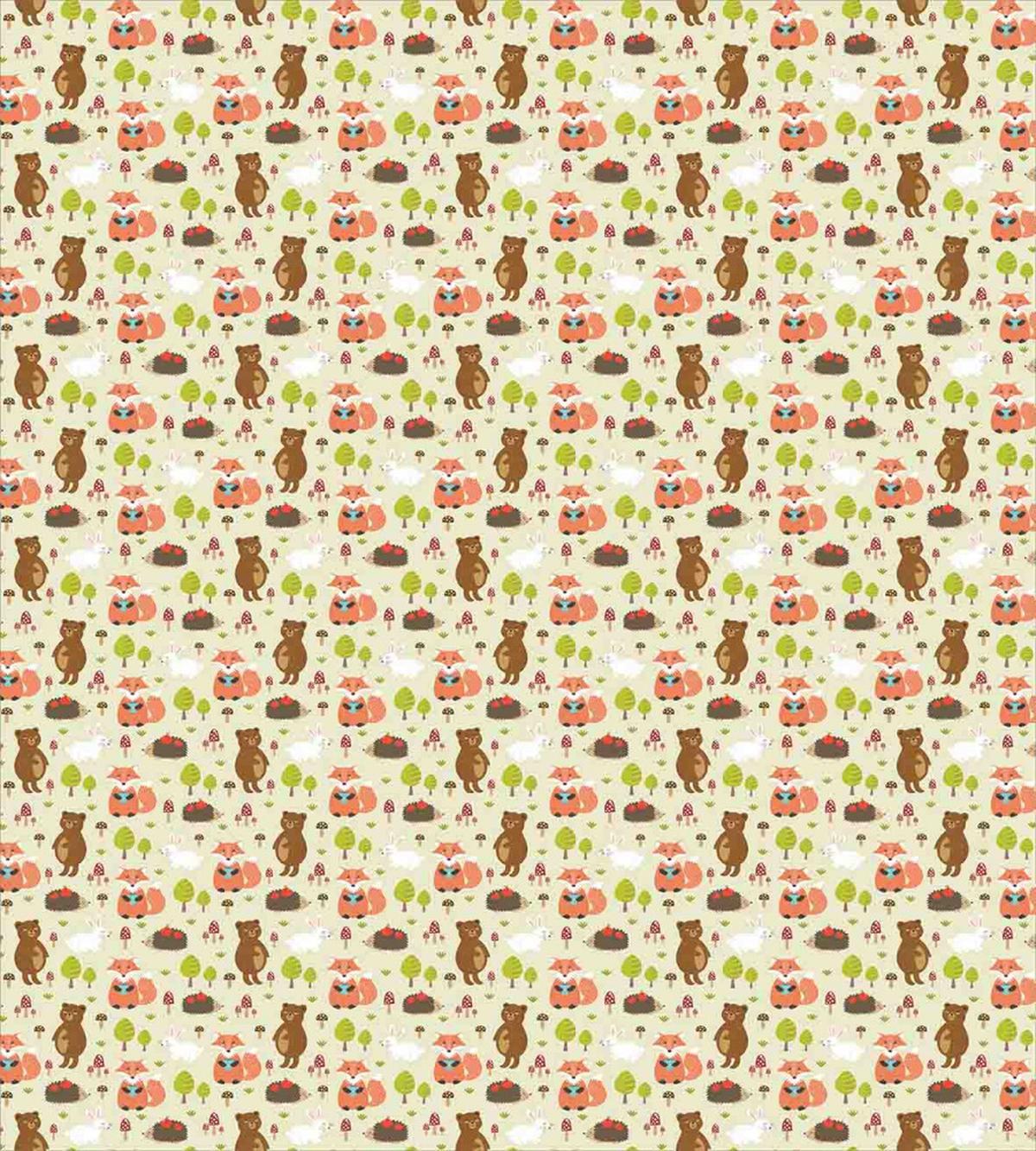Happy Fun Forest Animals — Pattern