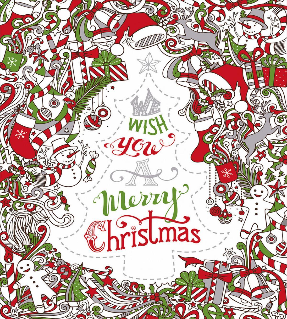 Santa Snowman Wishes — Pattern