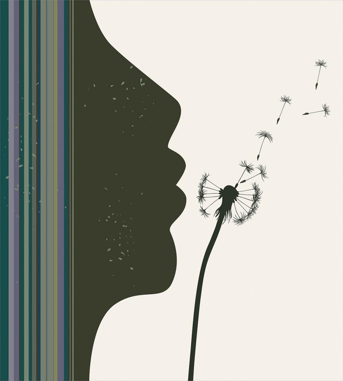 Woman and Dandelion — Pattern