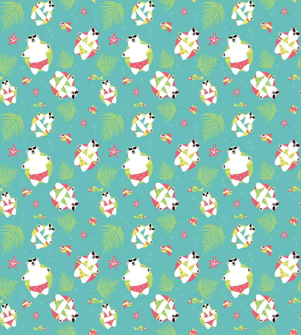 Sunbathing Polar Bears — Pattern