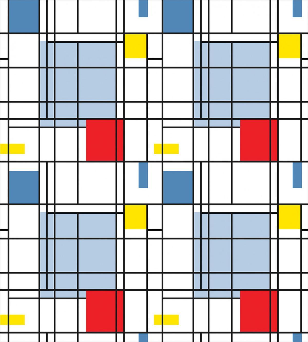 Quadratic Striped Grid — Pattern