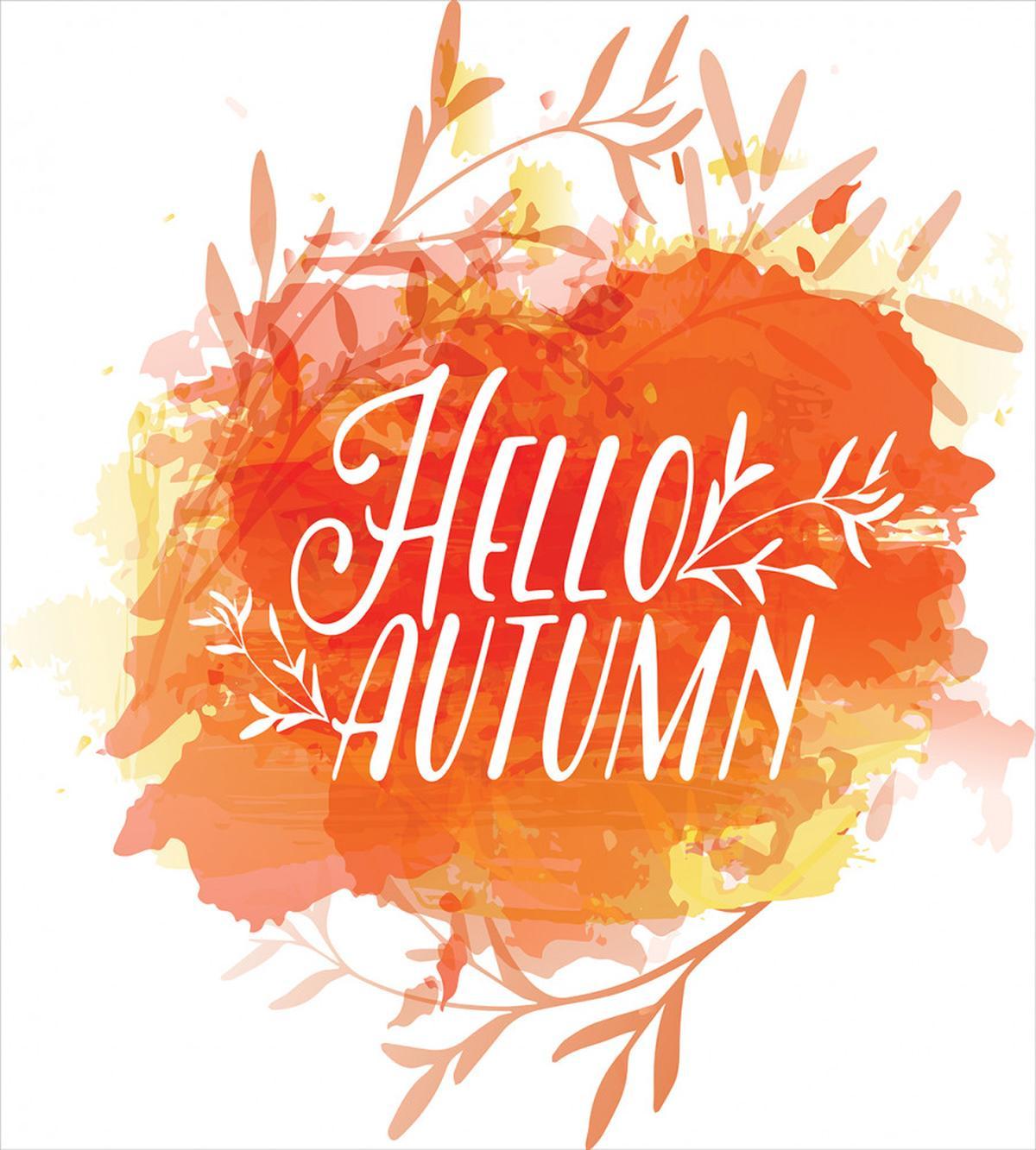 Autumn Watercolor Art — Pattern