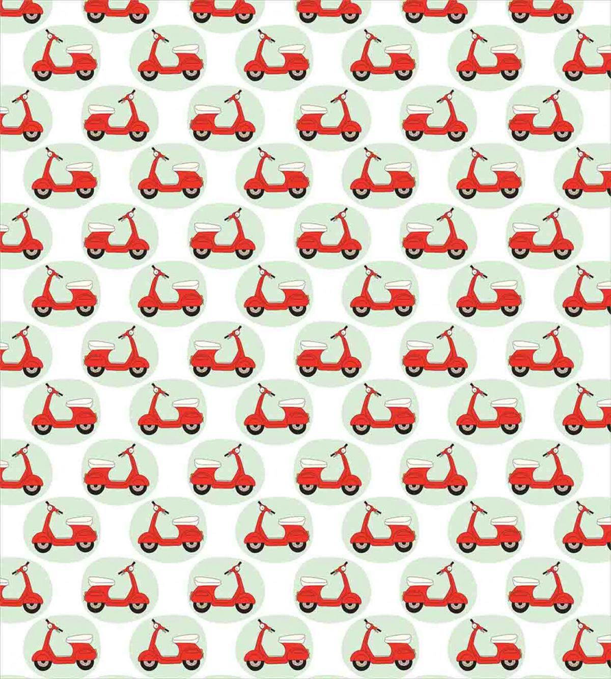 Cartoon Scooters — Pattern