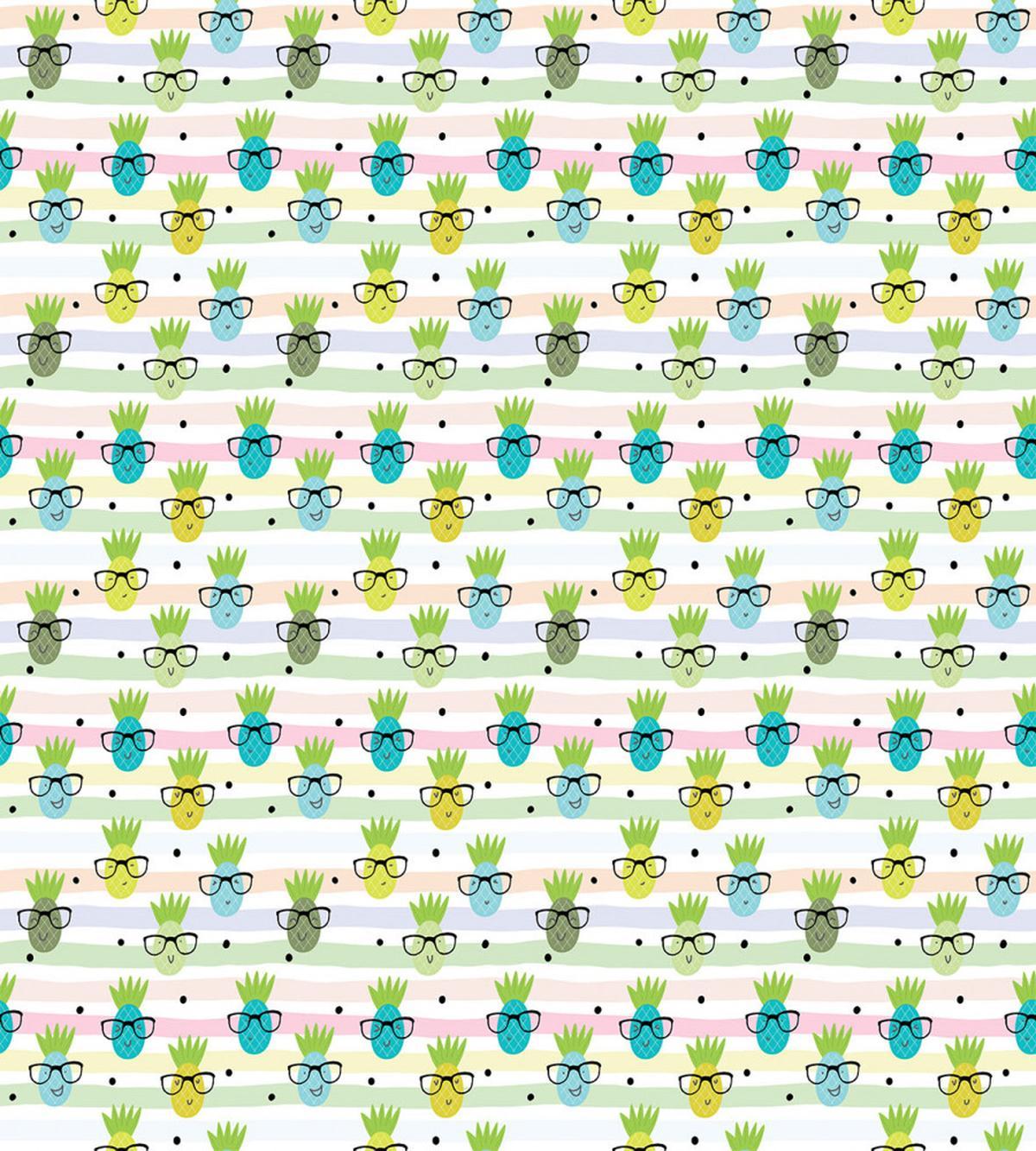 Funny Pineapple Glasses — Pattern