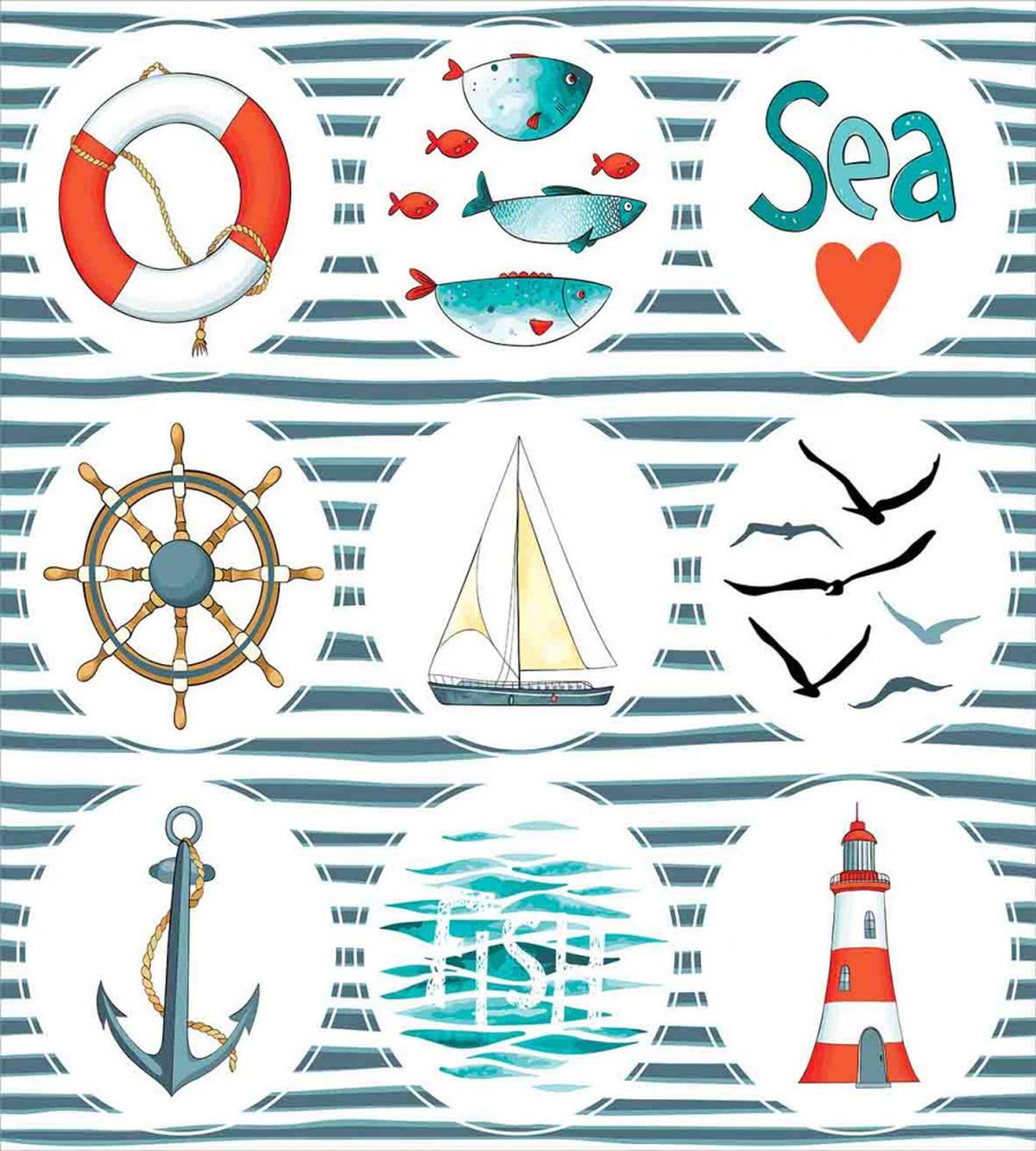 Marine Collage — Pattern