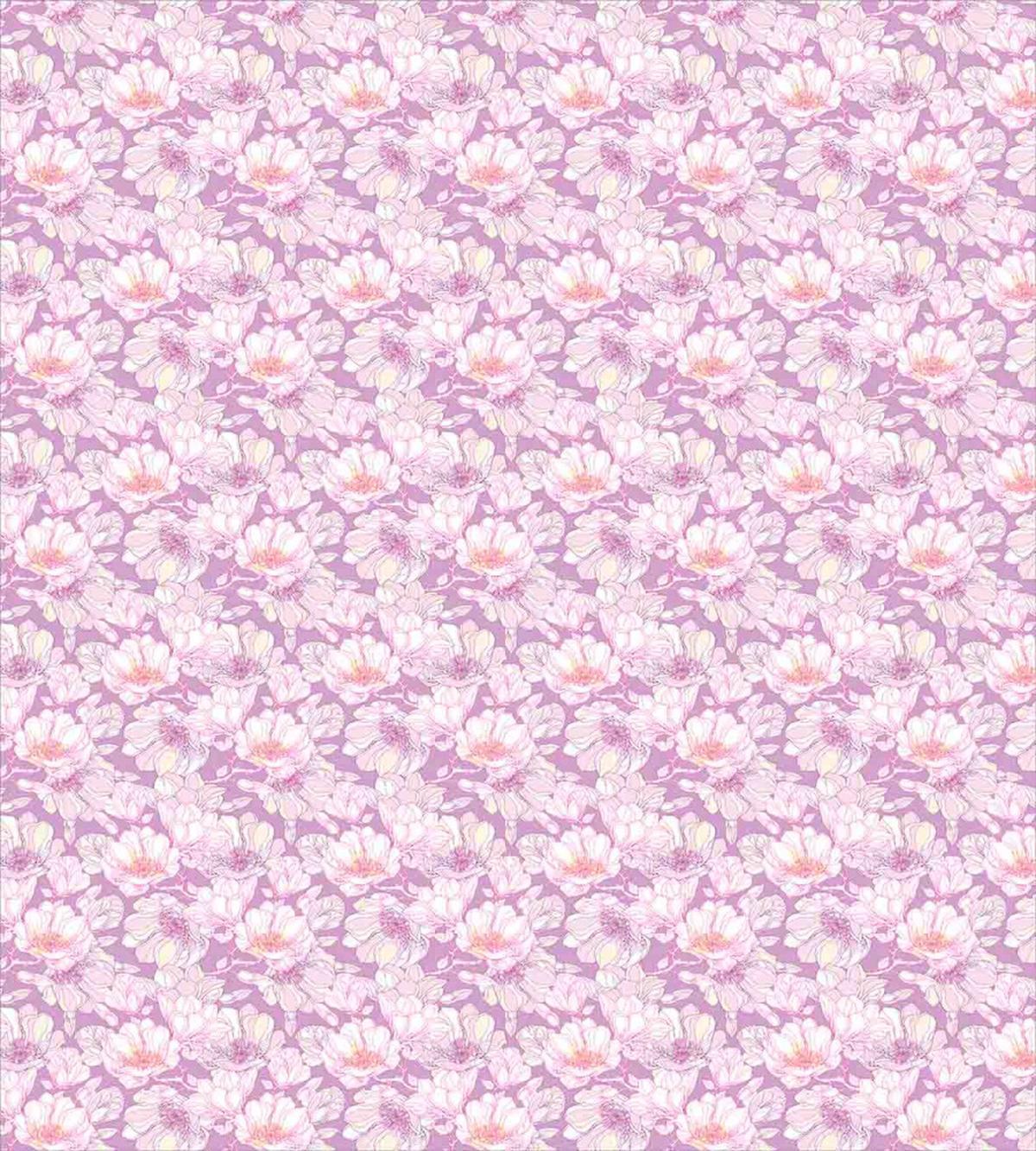 Pastel Flower Blooms — Pattern