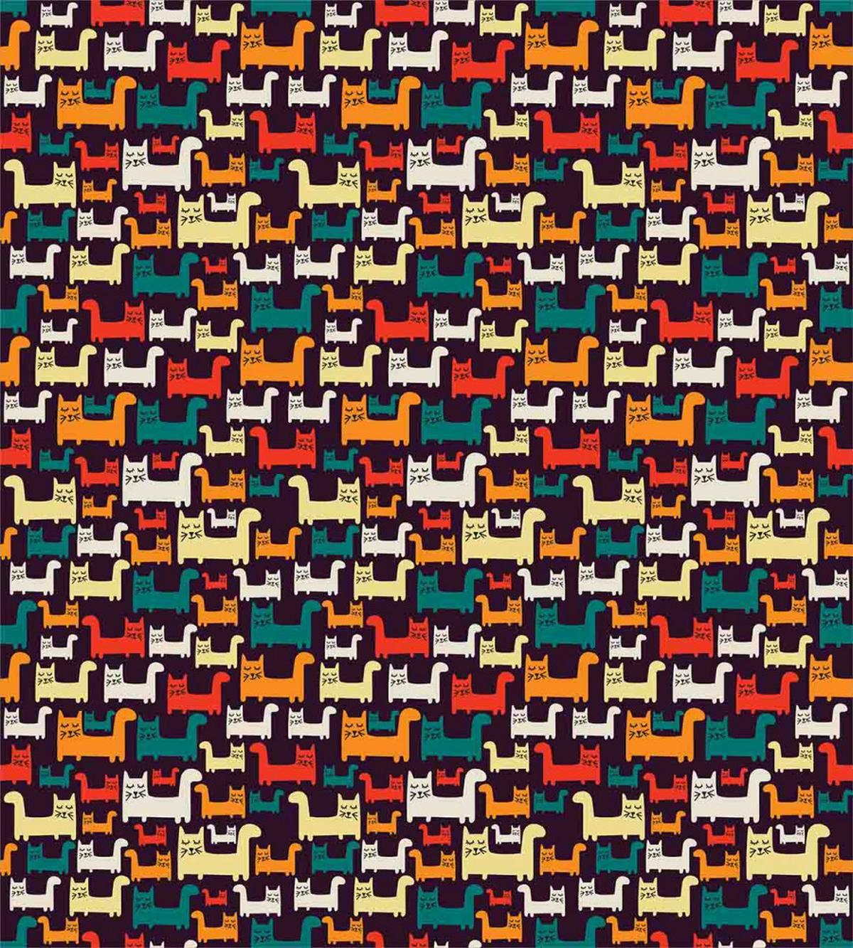 Cartoon Animals Composition — Pattern