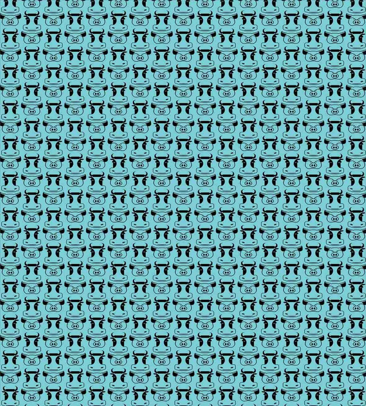 Cow and Pig Head — Pattern