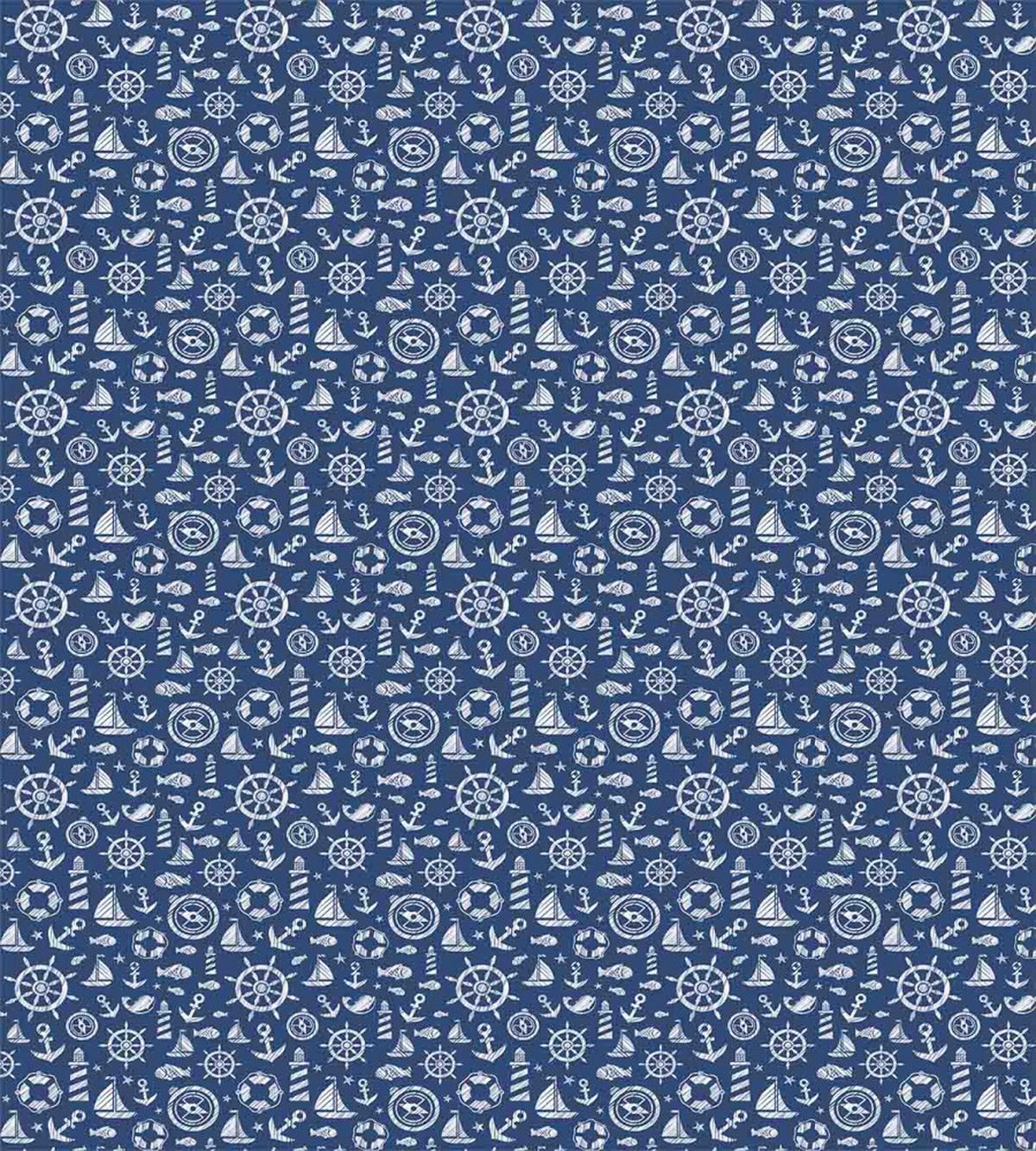 Ships Wheel and Anchor — Pattern