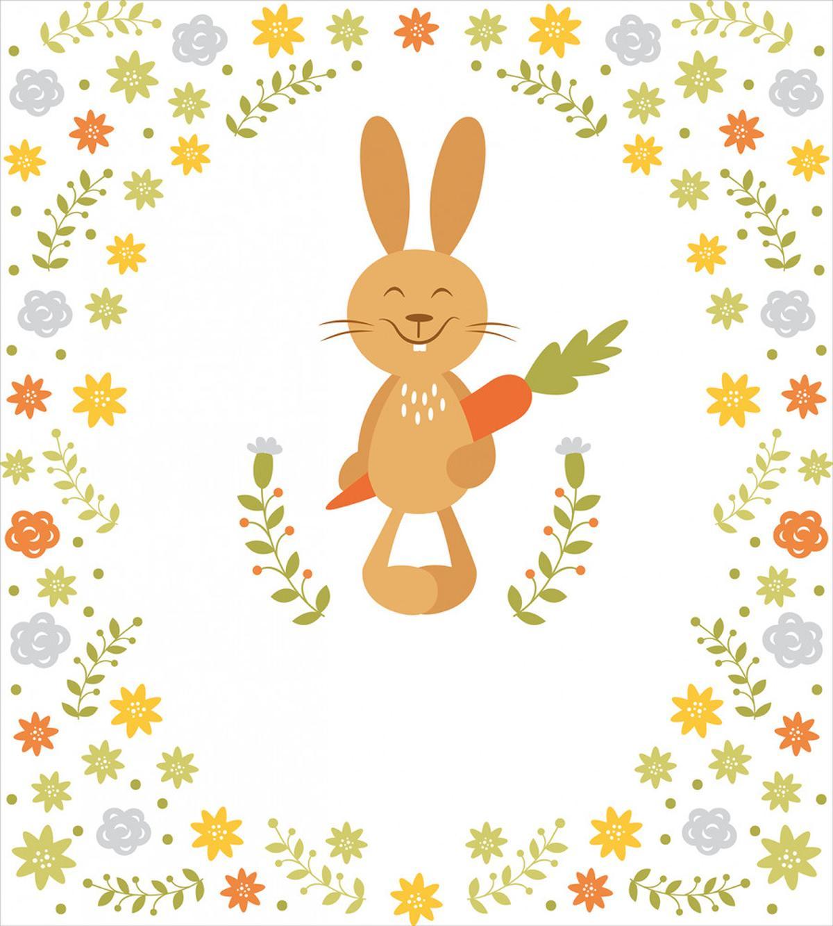 Smiling Rabbit Summer — Pattern