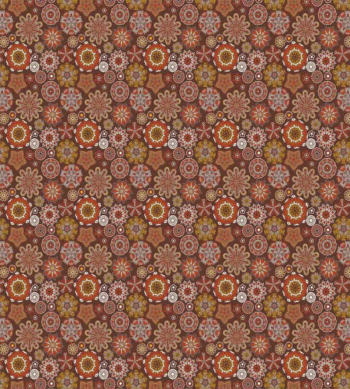 Floral Motifs Flowers Print — Pattern