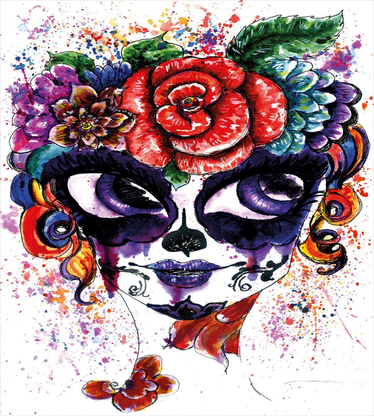 Floral Big Eyes — Pattern