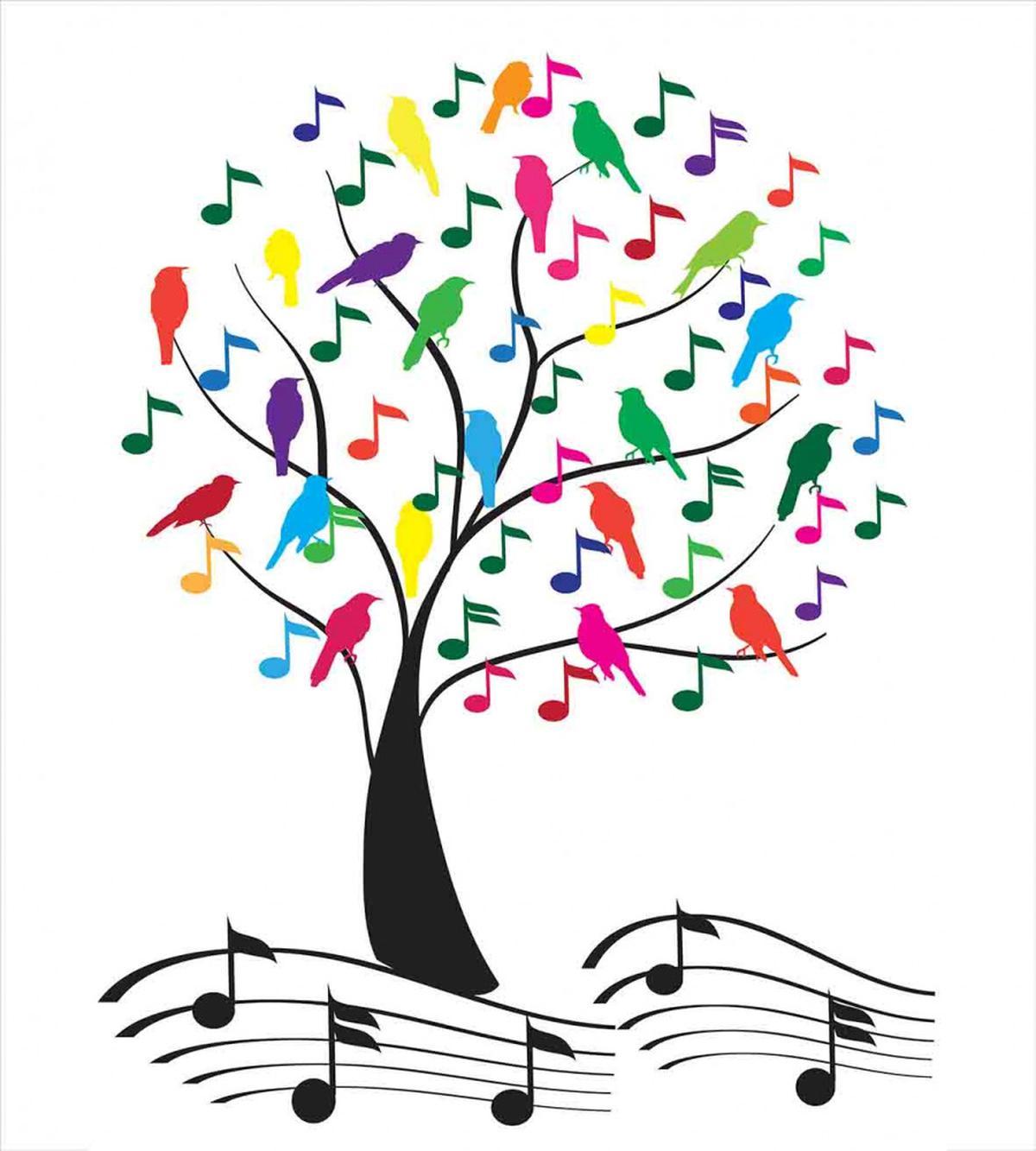 Tree with Notes Happiness — Pattern