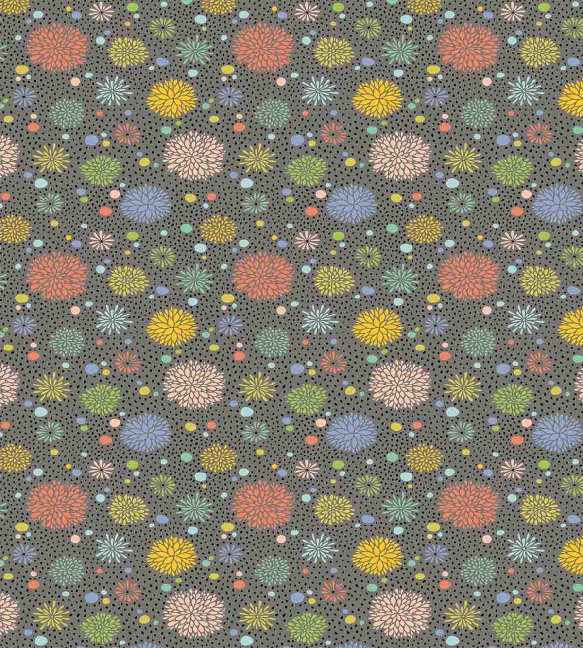 Colorful Fall Flowers — Pattern