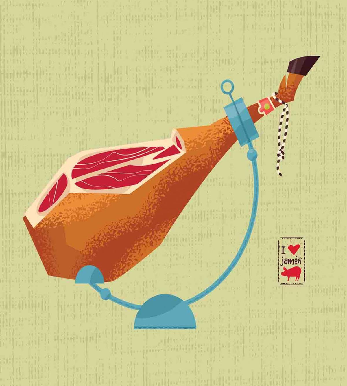 Dry-Cured Spanish Ham — Pattern
