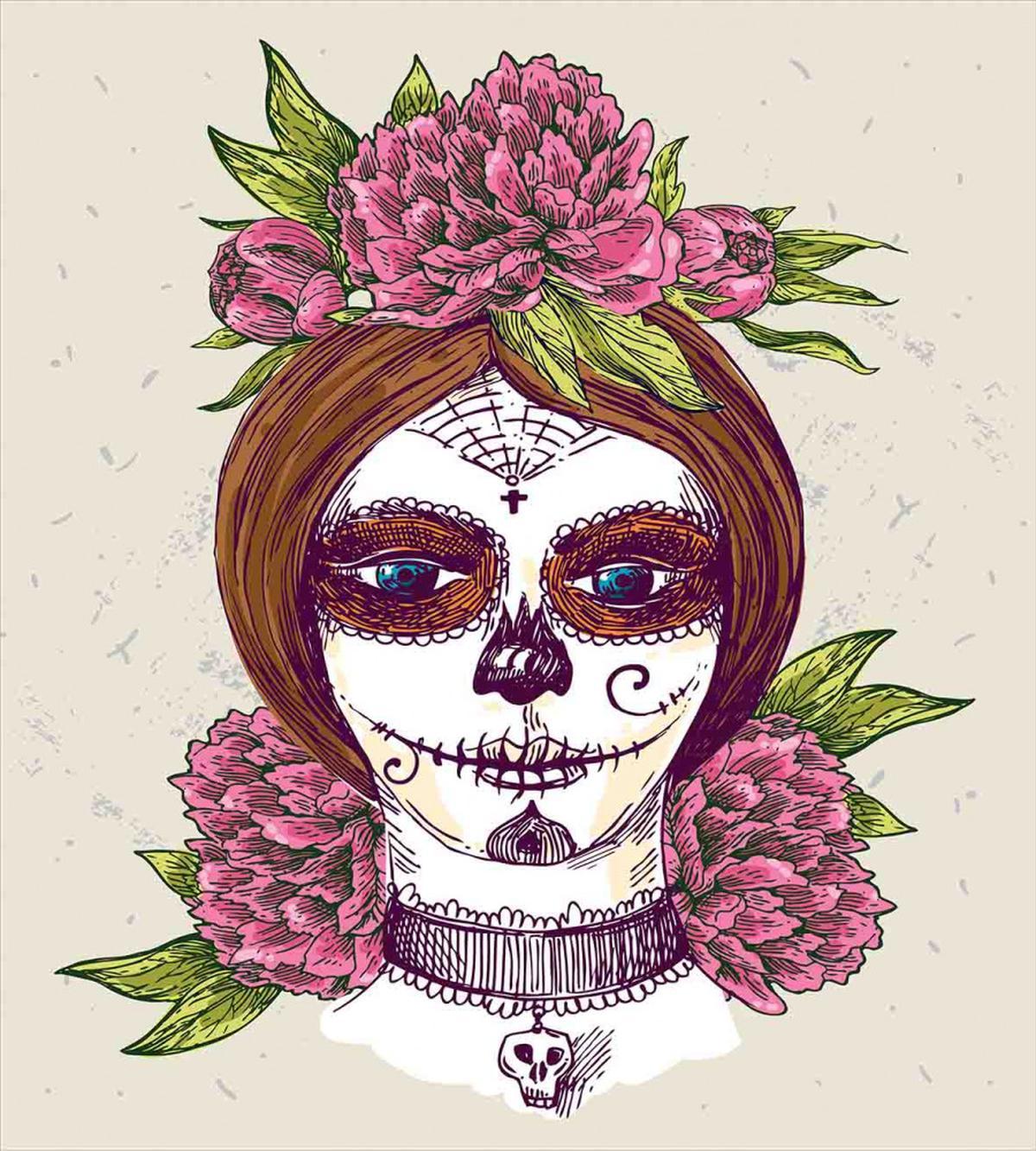 Girl with Makeup — Pattern