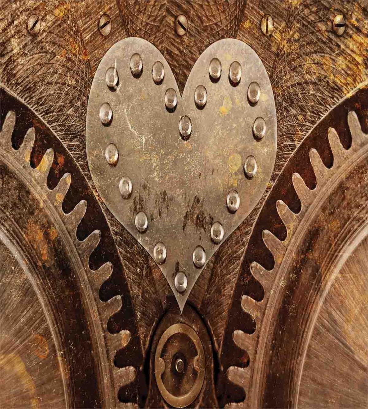 Heart Form and Rivets — Pattern