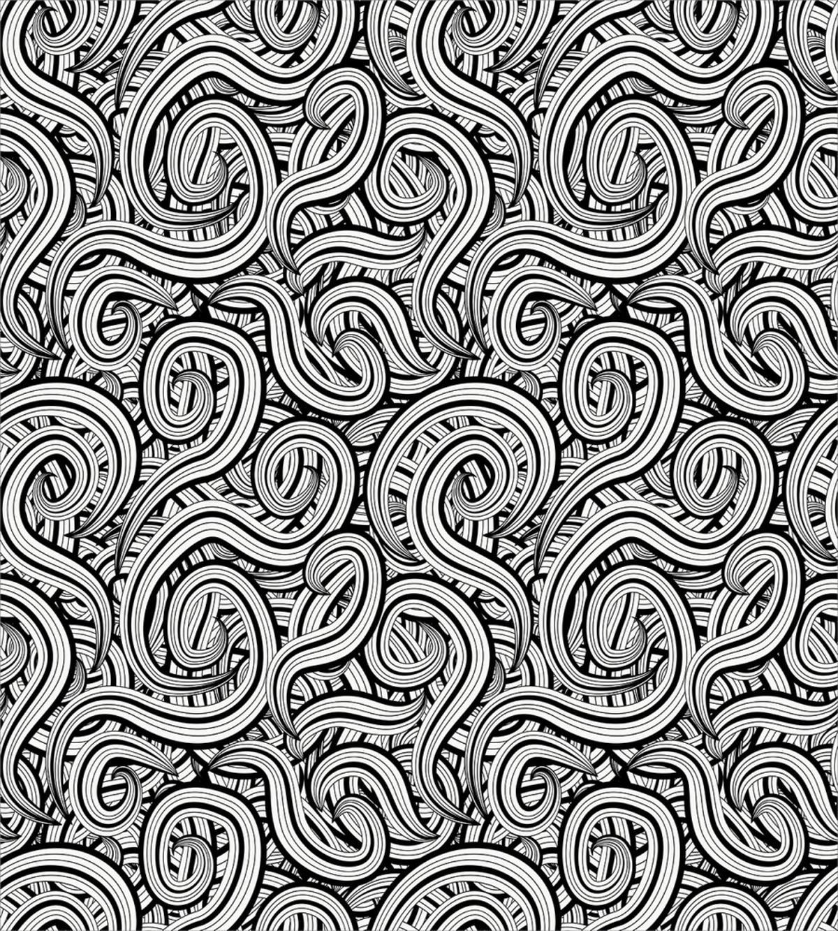 Circular Shape Swirls — Pattern