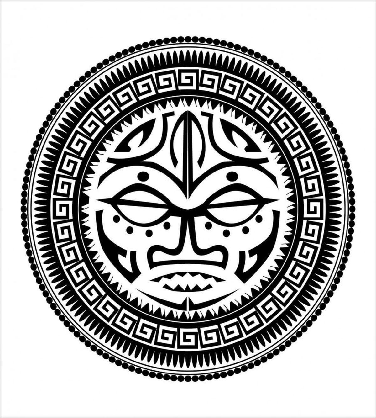 Maori Face Mask — Pattern