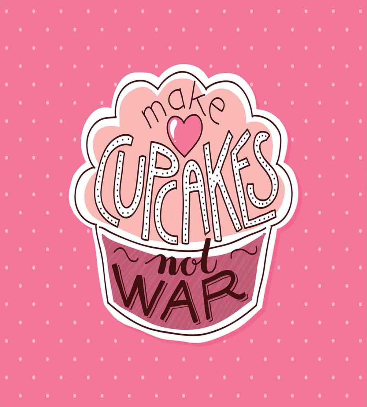 Make Cupcakes Dots — Pattern