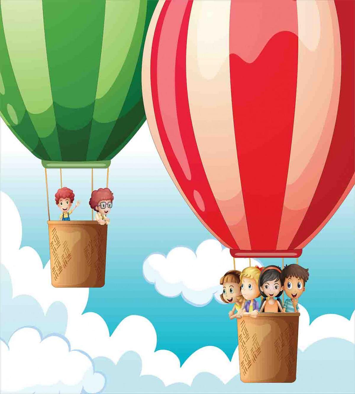 Children in Balloons — Pattern