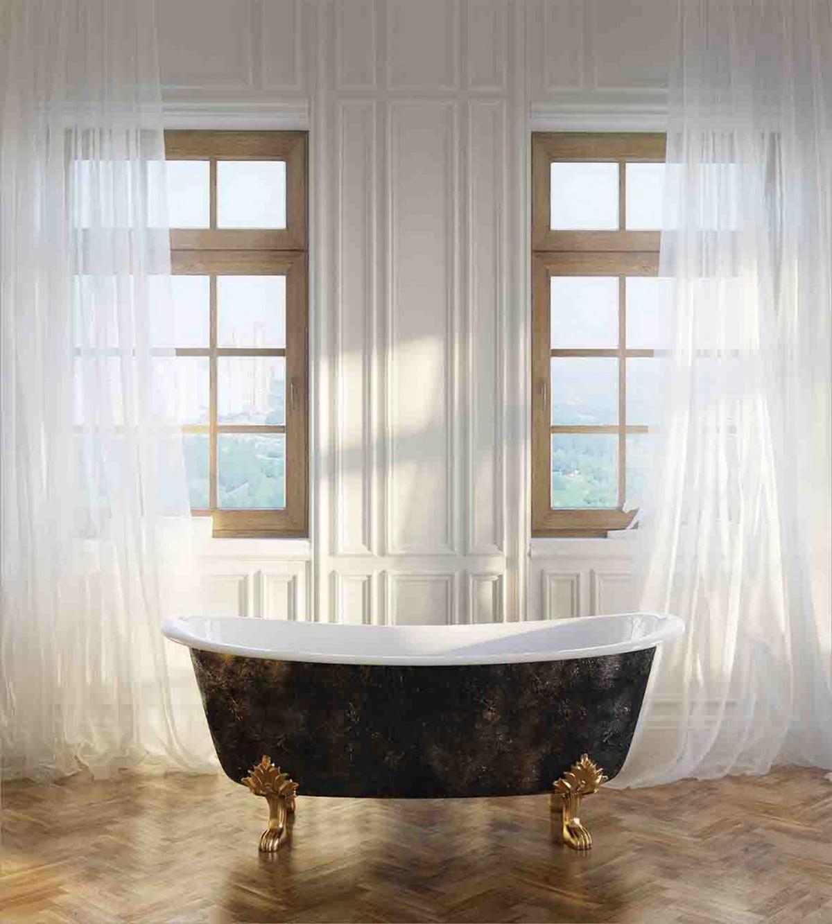 Bathtub in Modern Room — Pattern