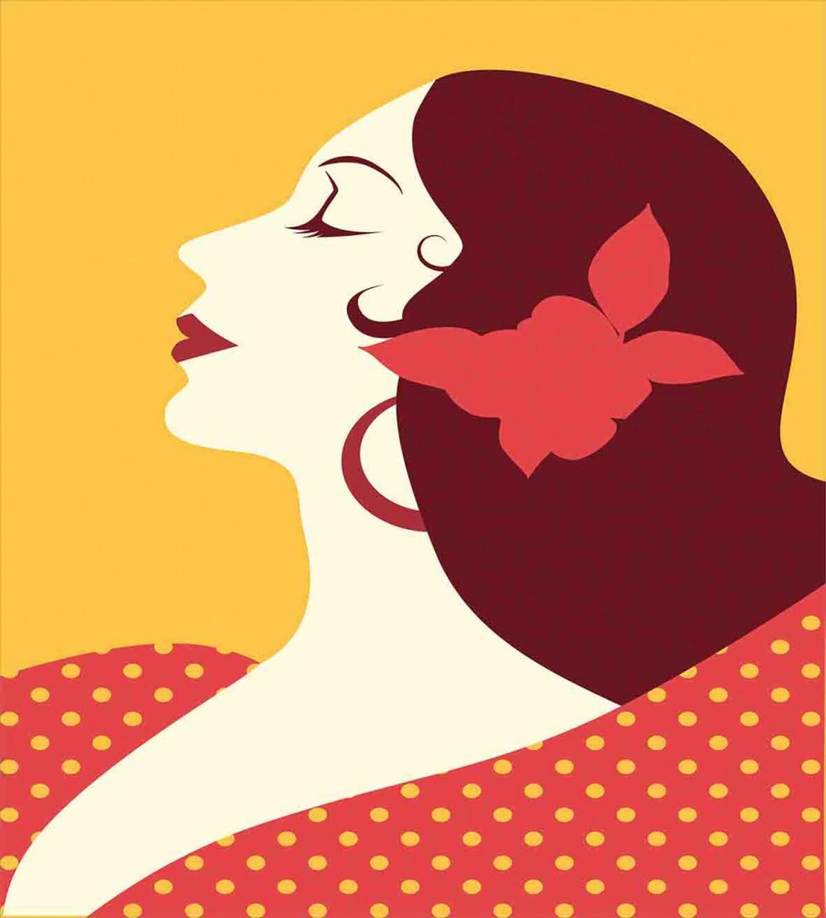 Retro Flamenco Woman — Pattern