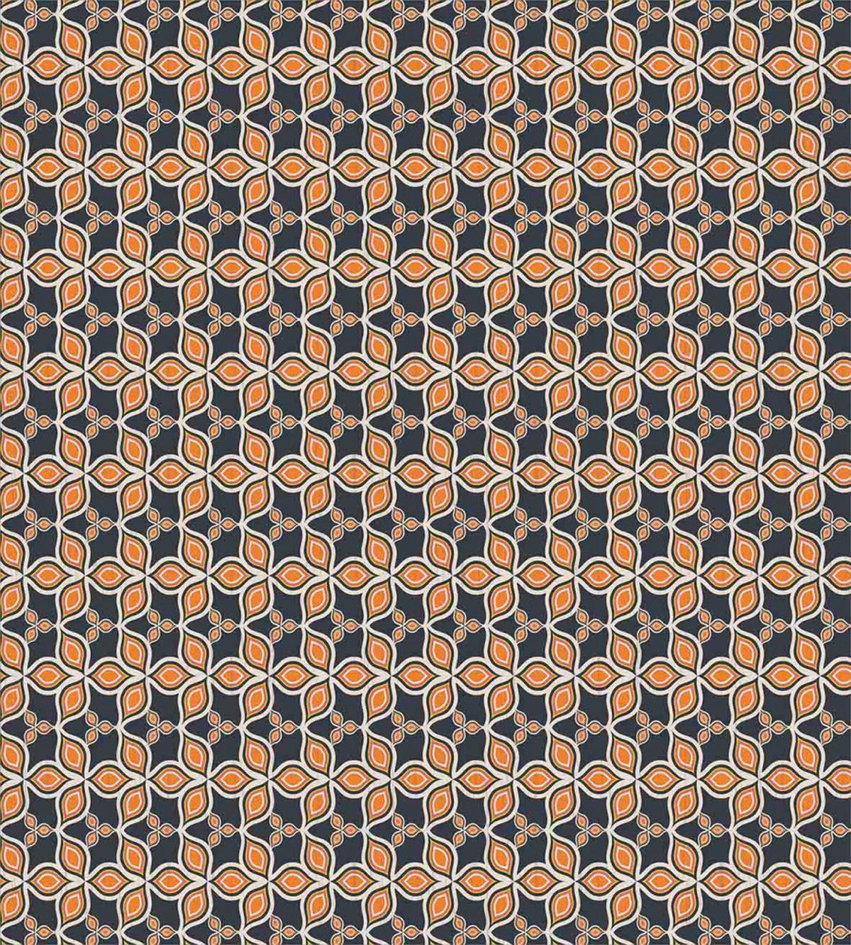 Retro Autumn Foliage — Pattern