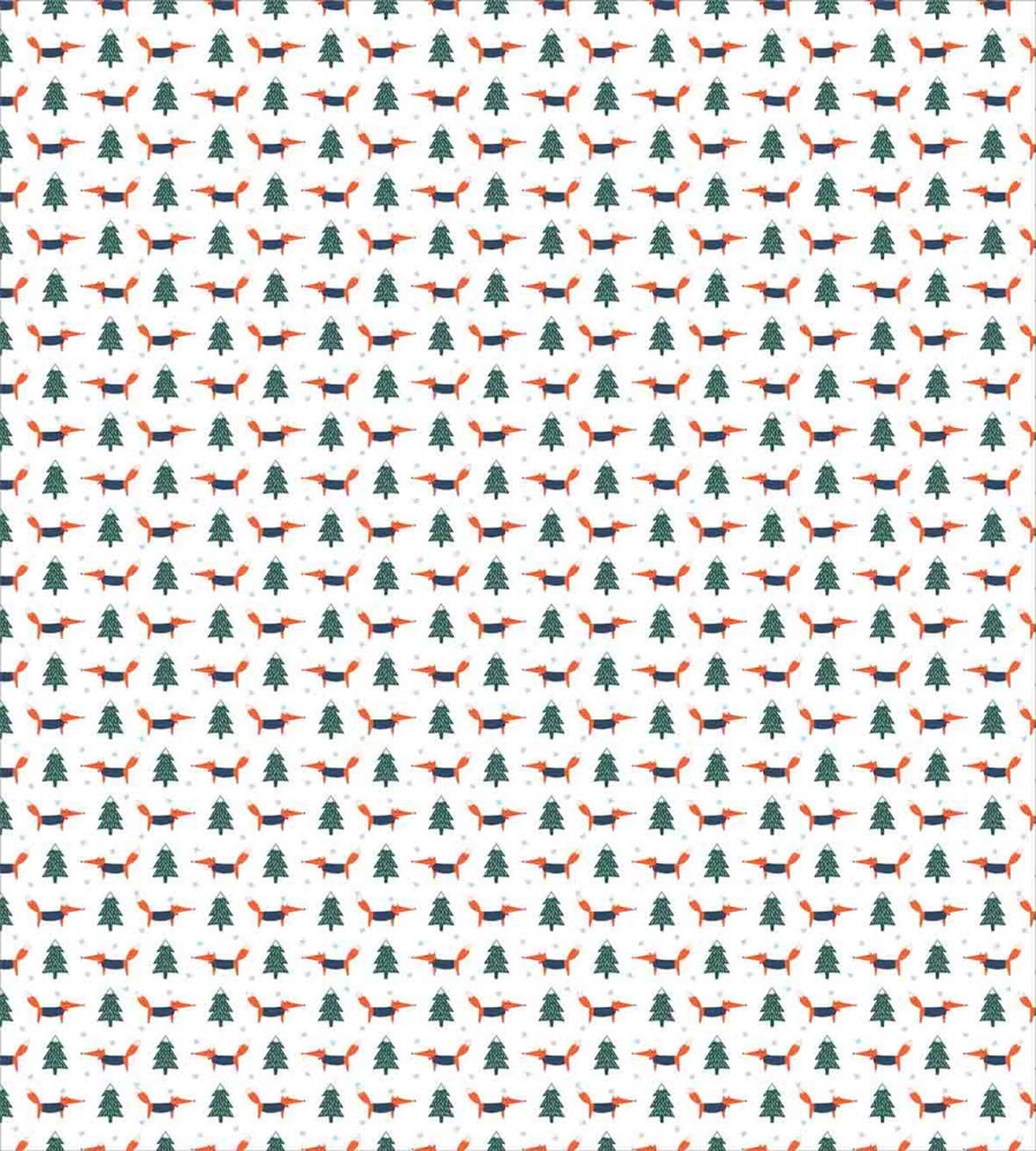 Christmas Fox Pine — Pattern