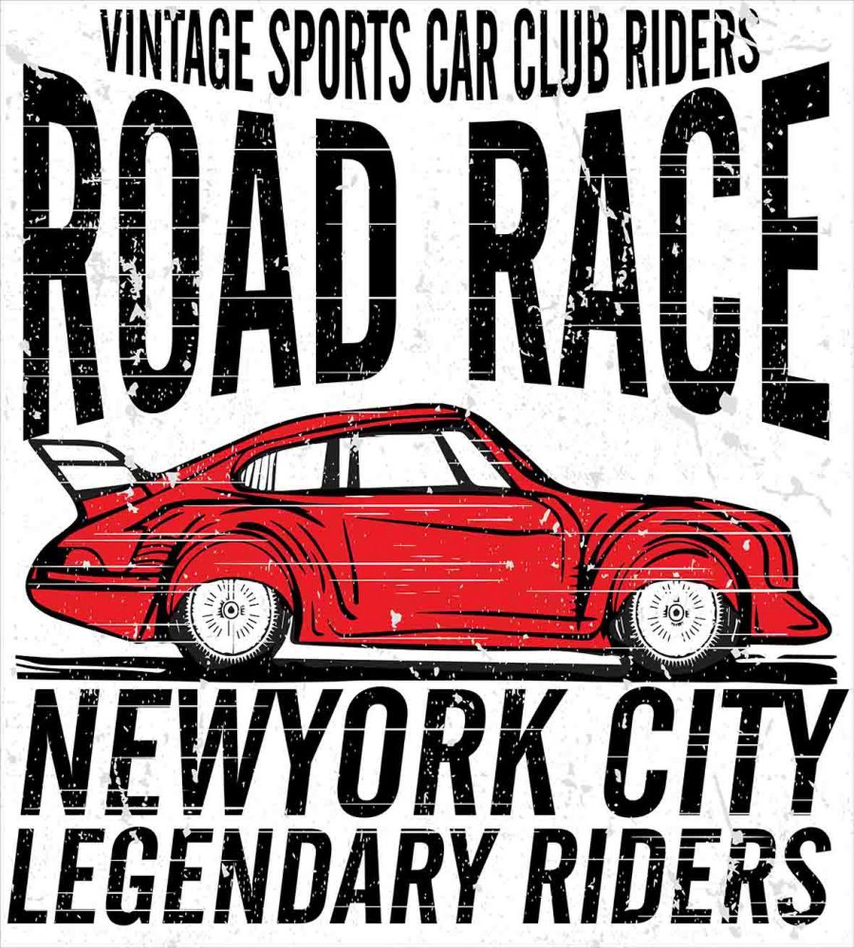 Vintage Sports Race Theme — Pattern