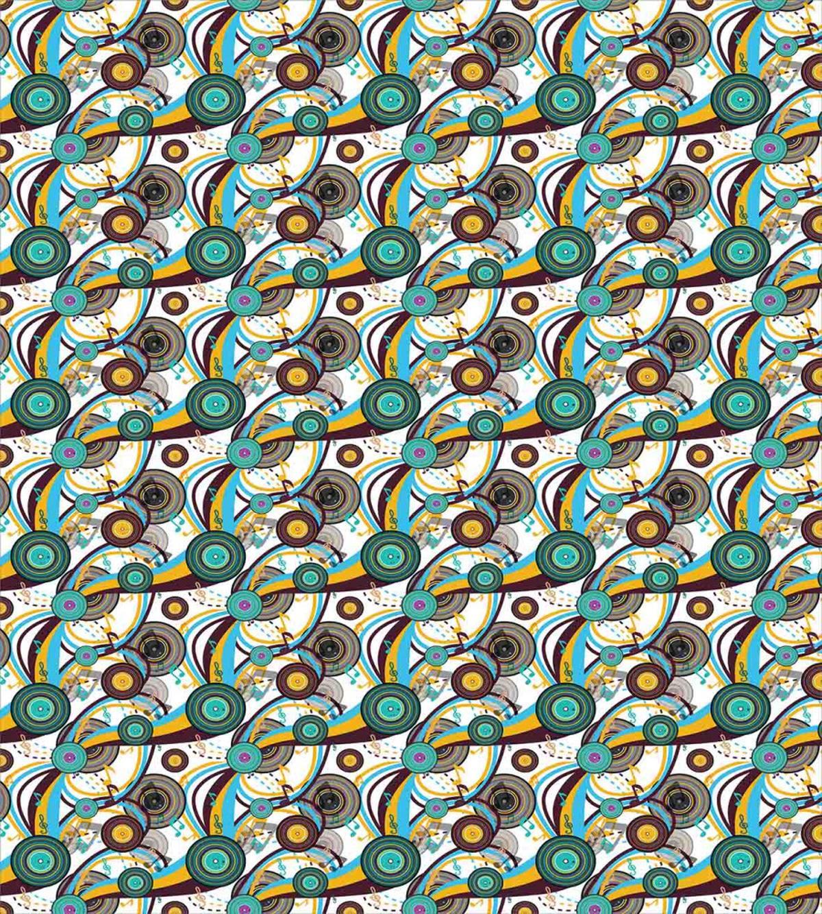 Colorful Bullseye Circles — Pattern