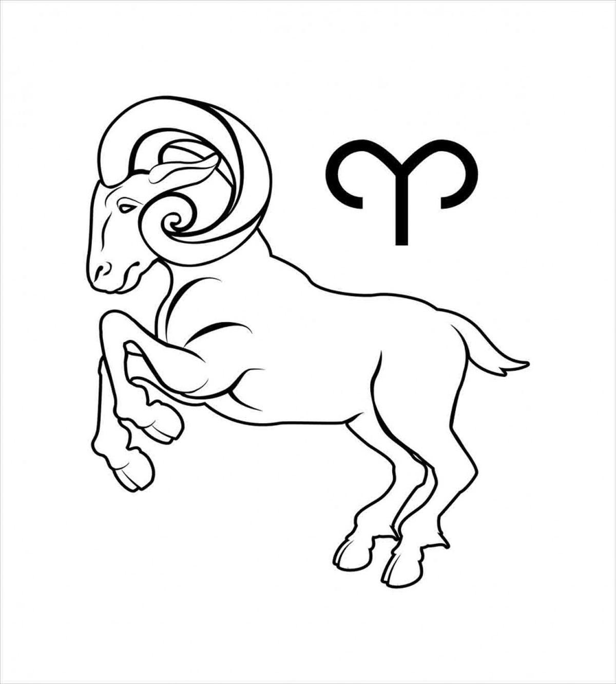 Horned Animal Art — Pattern
