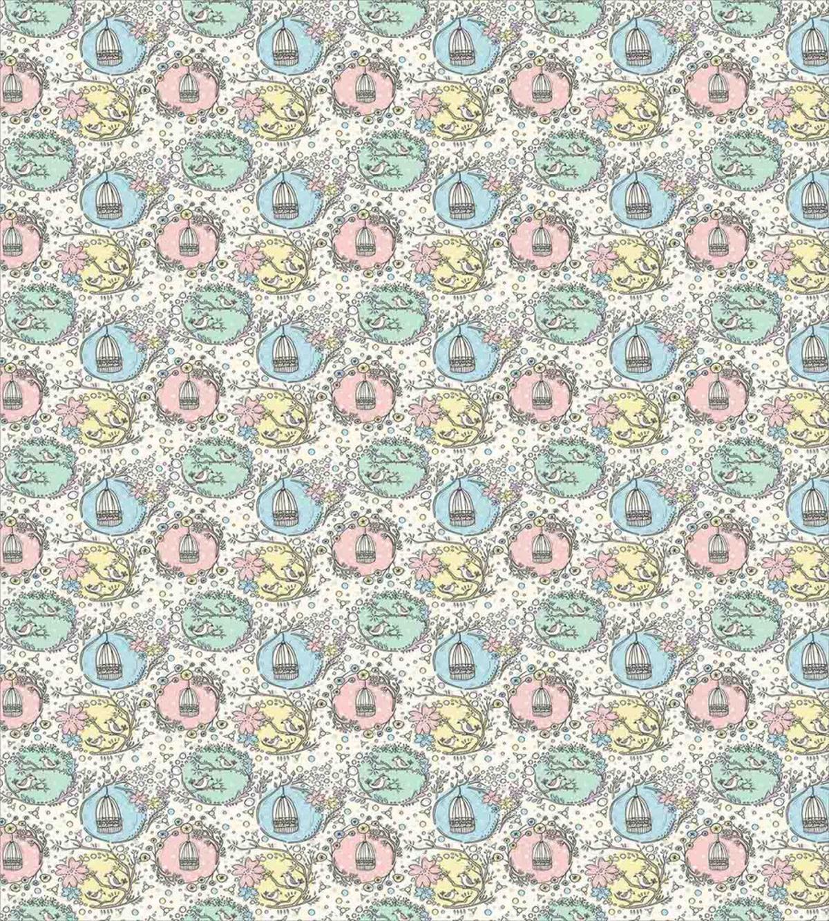 Birdcages Flowering Trees — Pattern