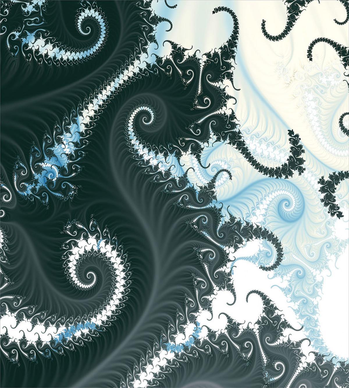 Fractal Motif with Swirls — Pattern