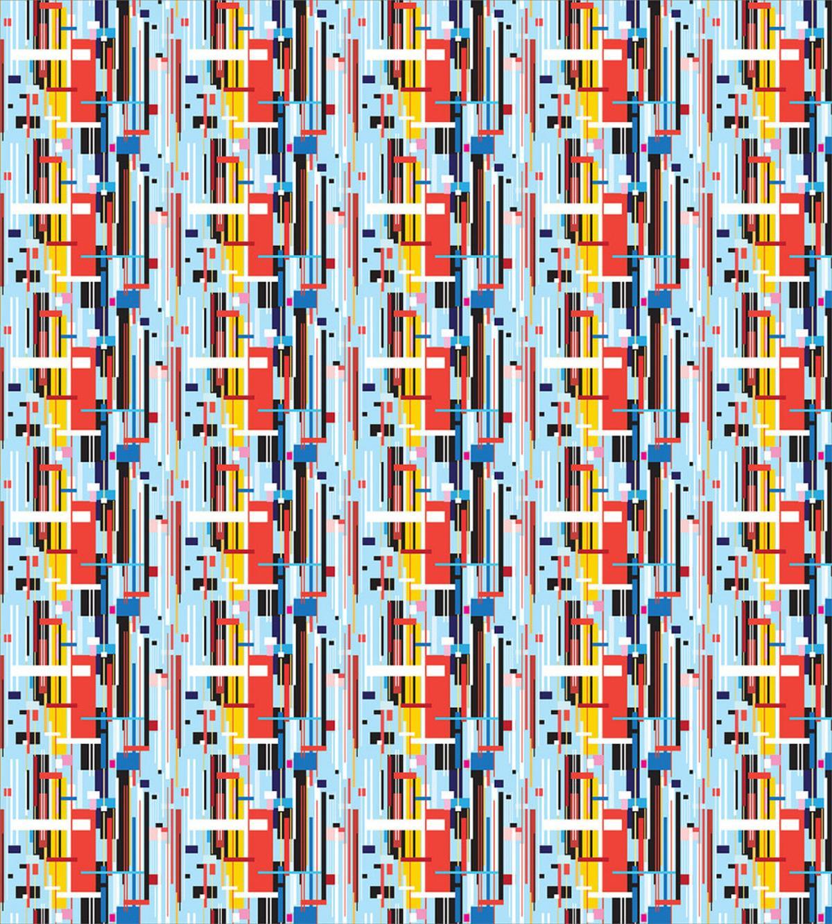 Colorful Digital Stripes — Pattern