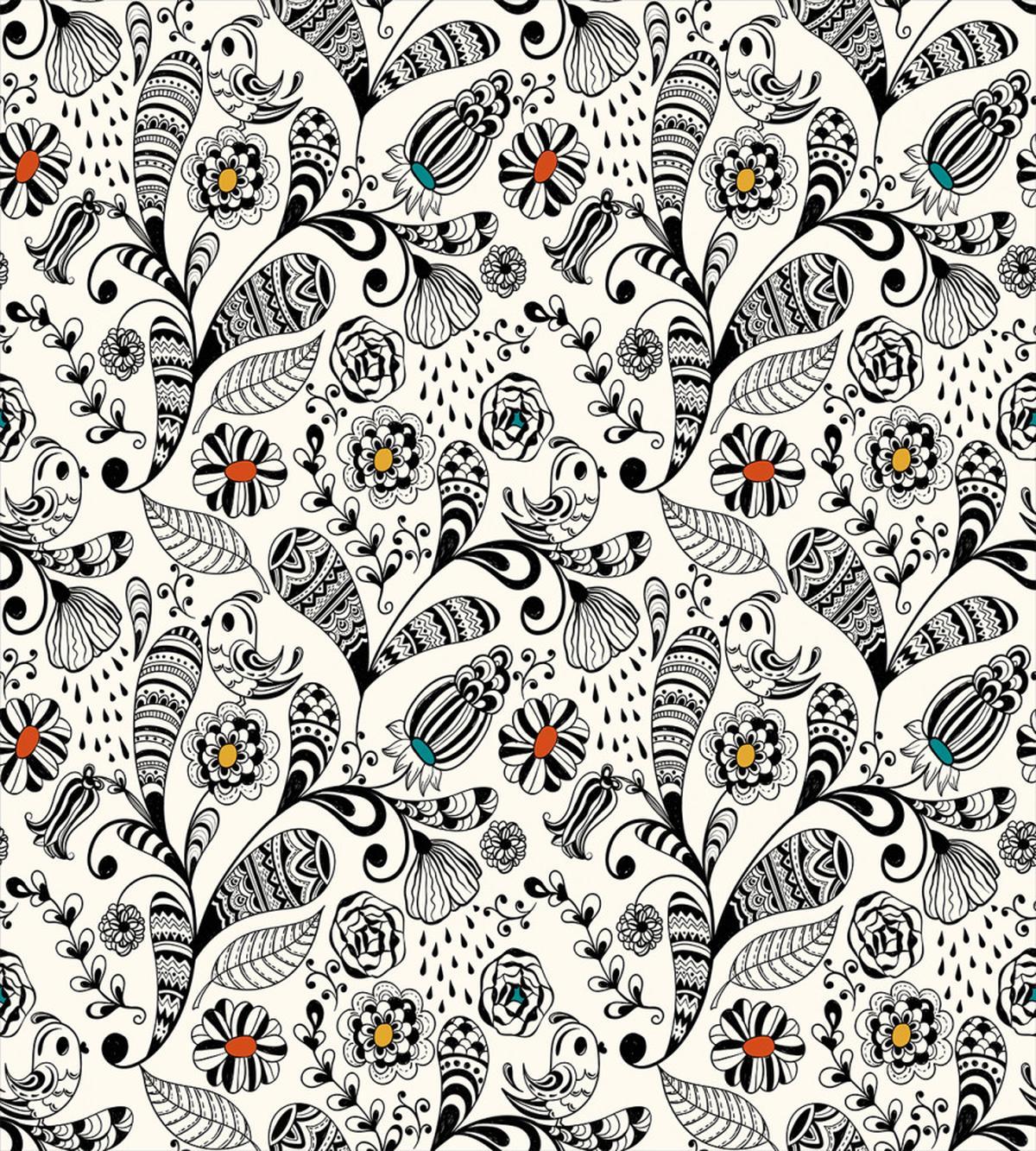 Spring Foliage Ethnic — Pattern