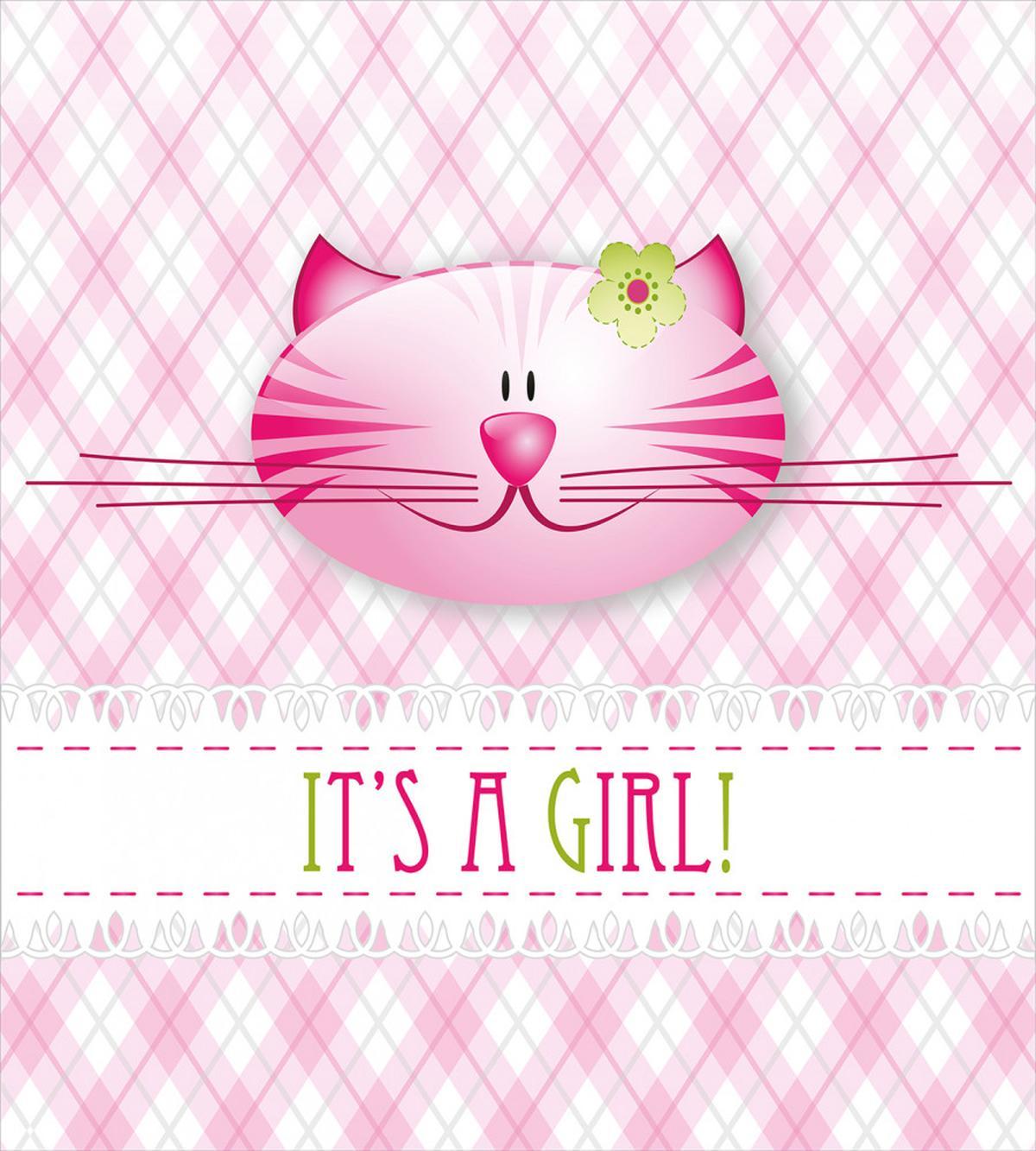 It's a Girl Reveal — Pattern