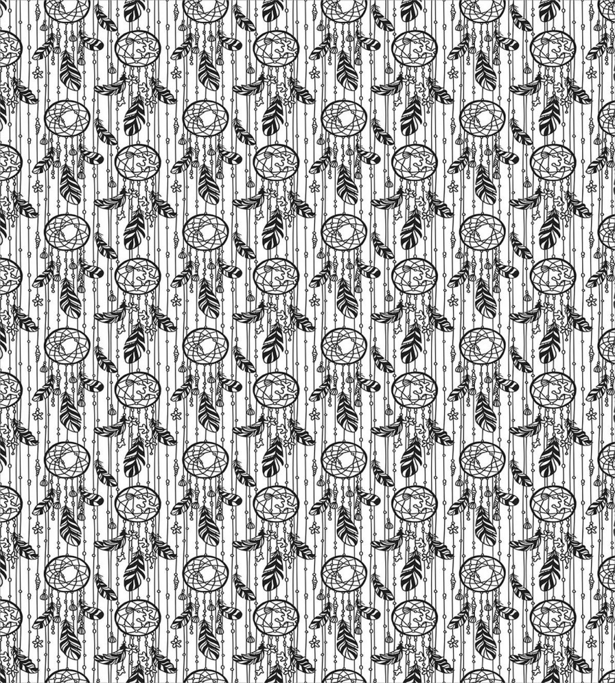 Hand Drawn Dream Catchers — Pattern