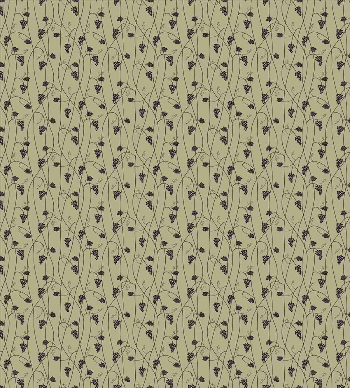 Monochrome Tender Grapes — Pattern
