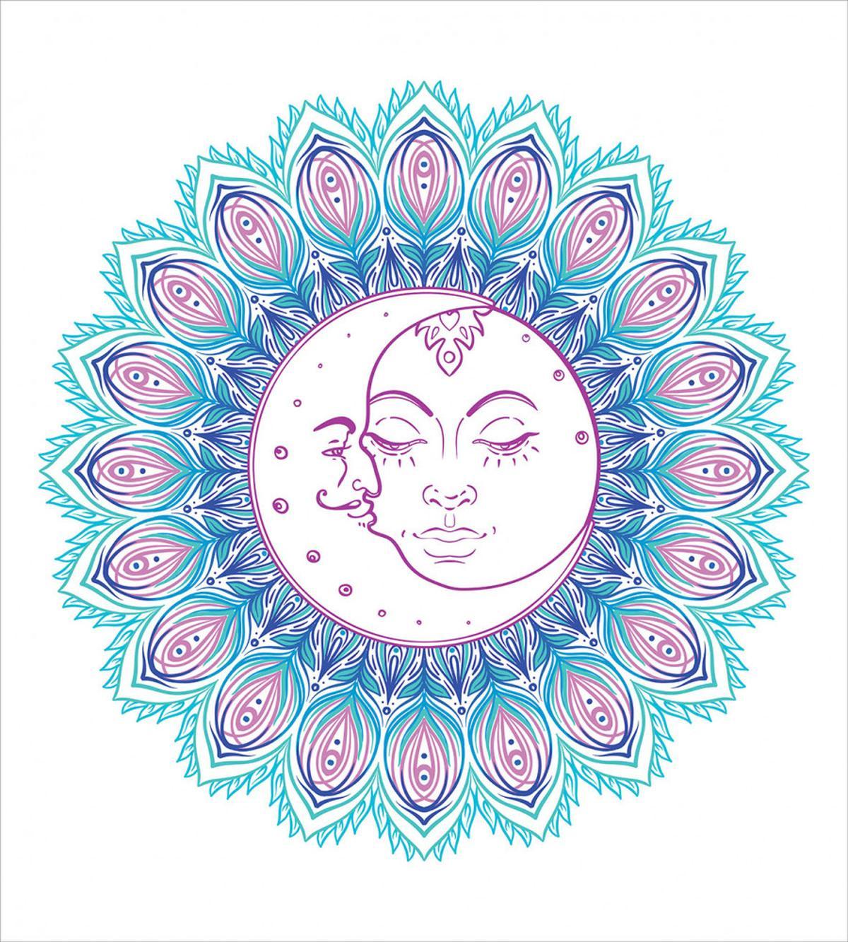 Colorful Mandala Sign — Pattern