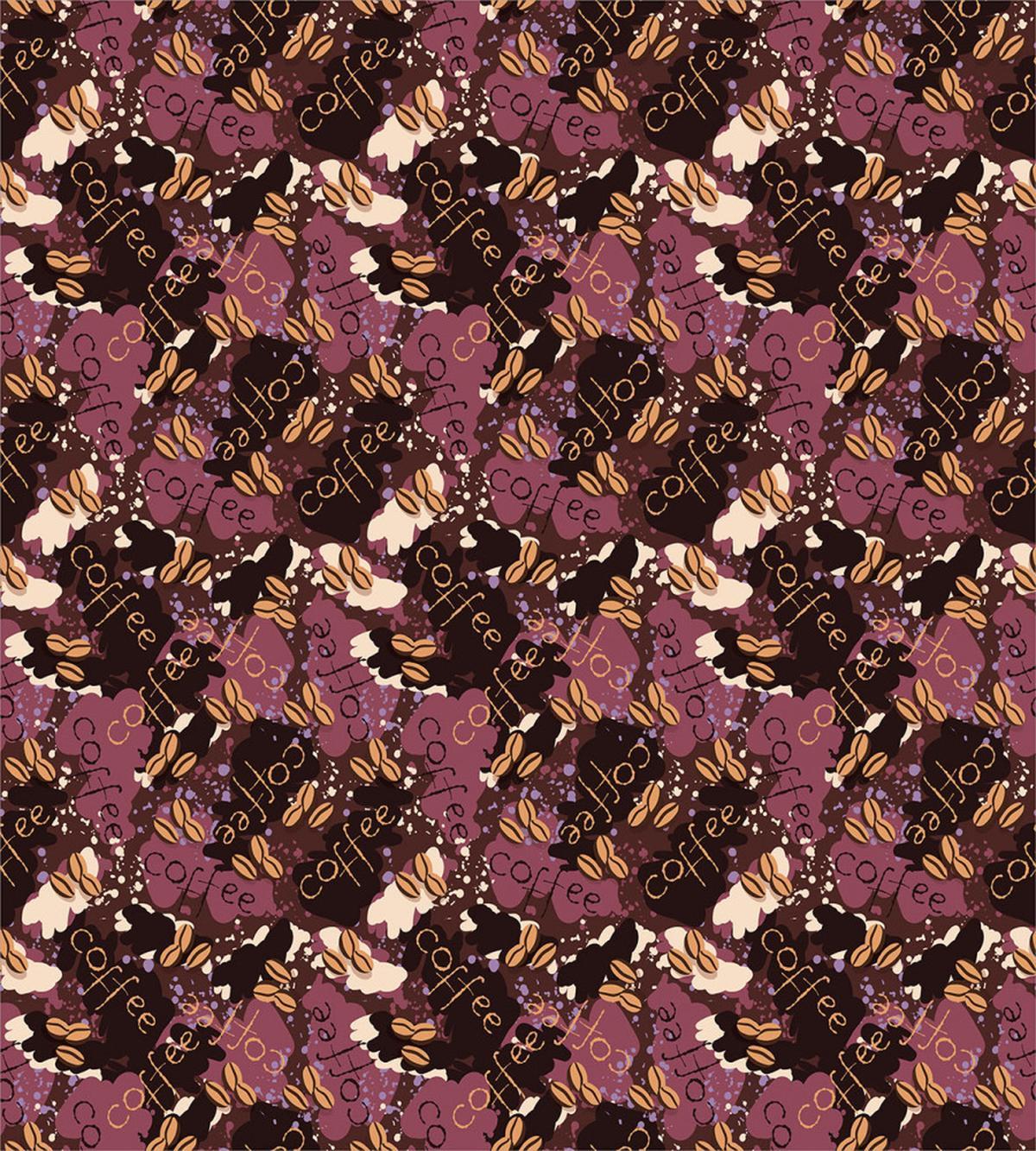 Coffee Bean Colored — Pattern