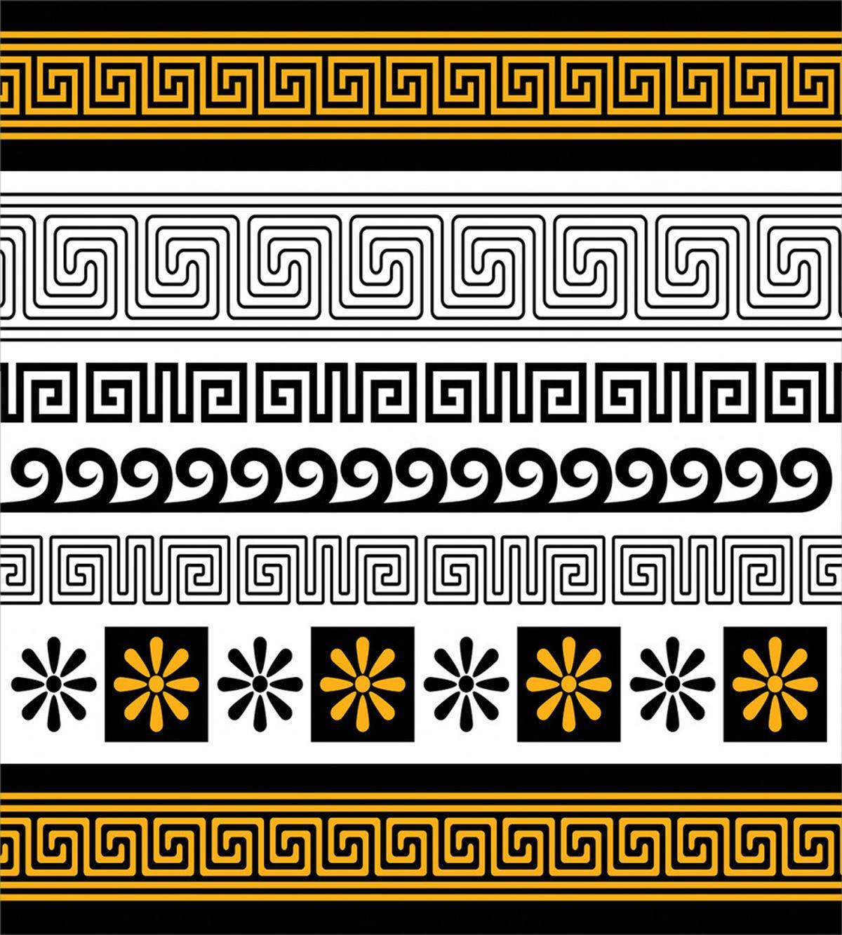 Greece Historical Theme — Pattern