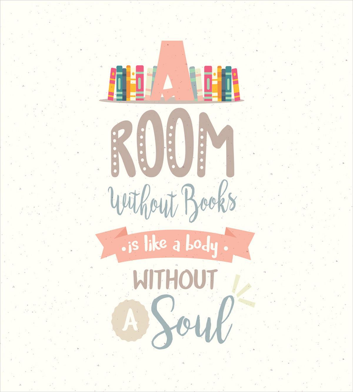 Book Shelf and a Words — Pattern